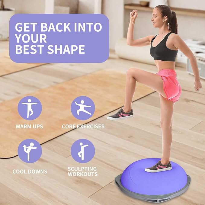70cm Bosu Balance Ball, Anti-S - огляд і ціна Home Gym Yoga
